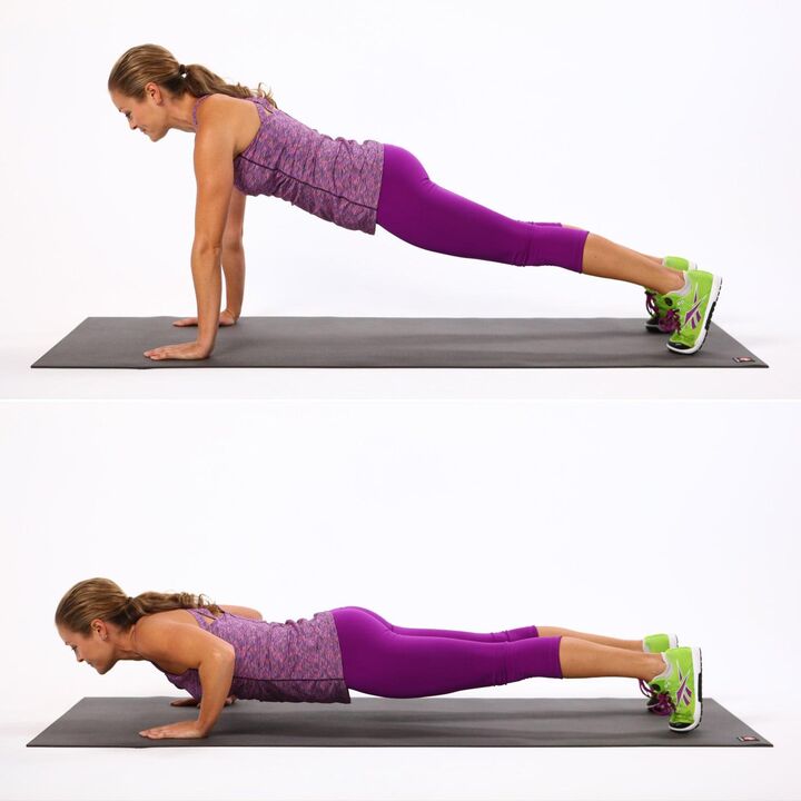 push-ups rindade suurendamiseks